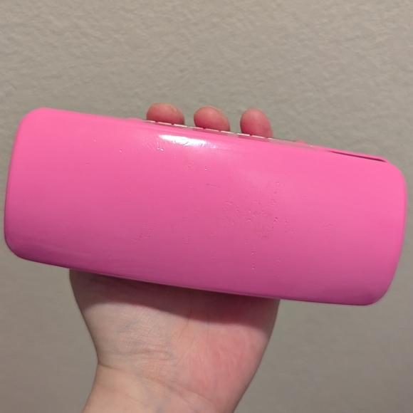 Betsey Johnson Hot Pink Glasses Case - Picture 2 of 6